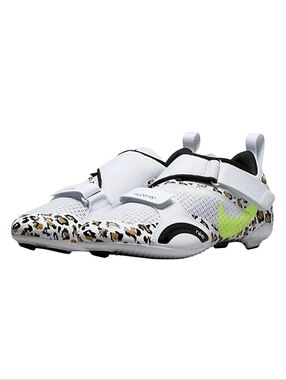 NIKE SuperRep Cycle Indoor Animal Print Cycling Shoes Womens 7